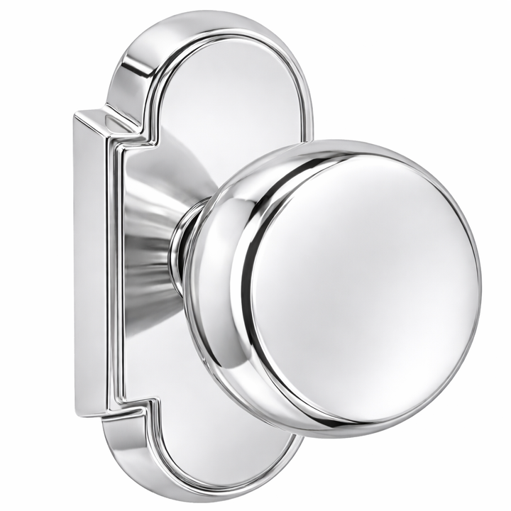 ##Antique Hardware## Magnifique® Arched Door Set with Brass Round Knobs (Several Finishes Available)