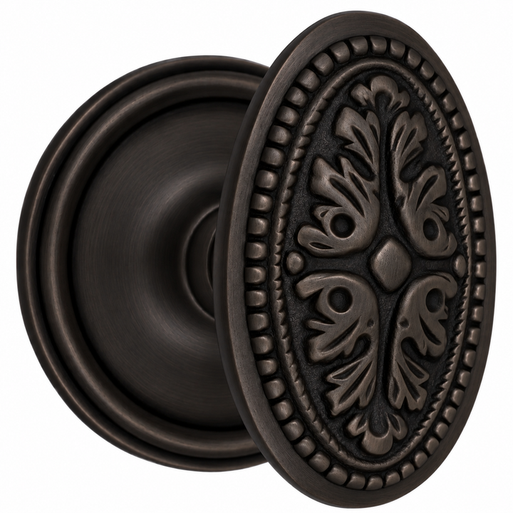 Traditional™ Rosette Door Set with Avalon Style Door Knobs (Several Finishes Available)