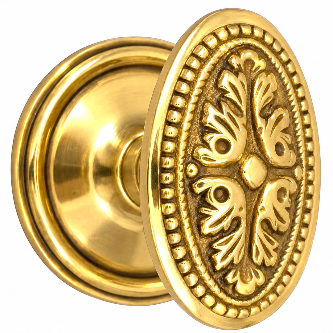Traditional™ Rosette Door Set with Avalon Style Door Knobs (Several Finishes Available)