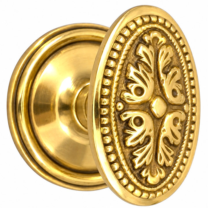 Traditional™ Rosette Door Set with Avalon Style Door Knobs (Several Finishes Available)