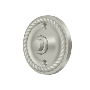 ##Antique Hardware## 2 1/4 Inch Diameter Solid Brass Doorbell Button