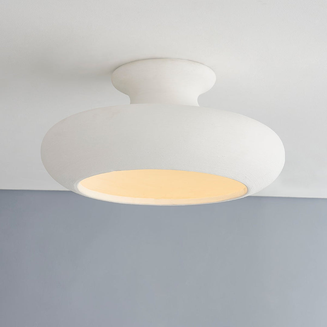 ##Antique Hardware## Annie Semi Flush