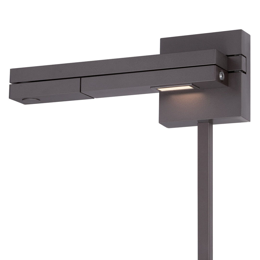 ##Antique Hardware## Flip LED Swing Arm Wall Light