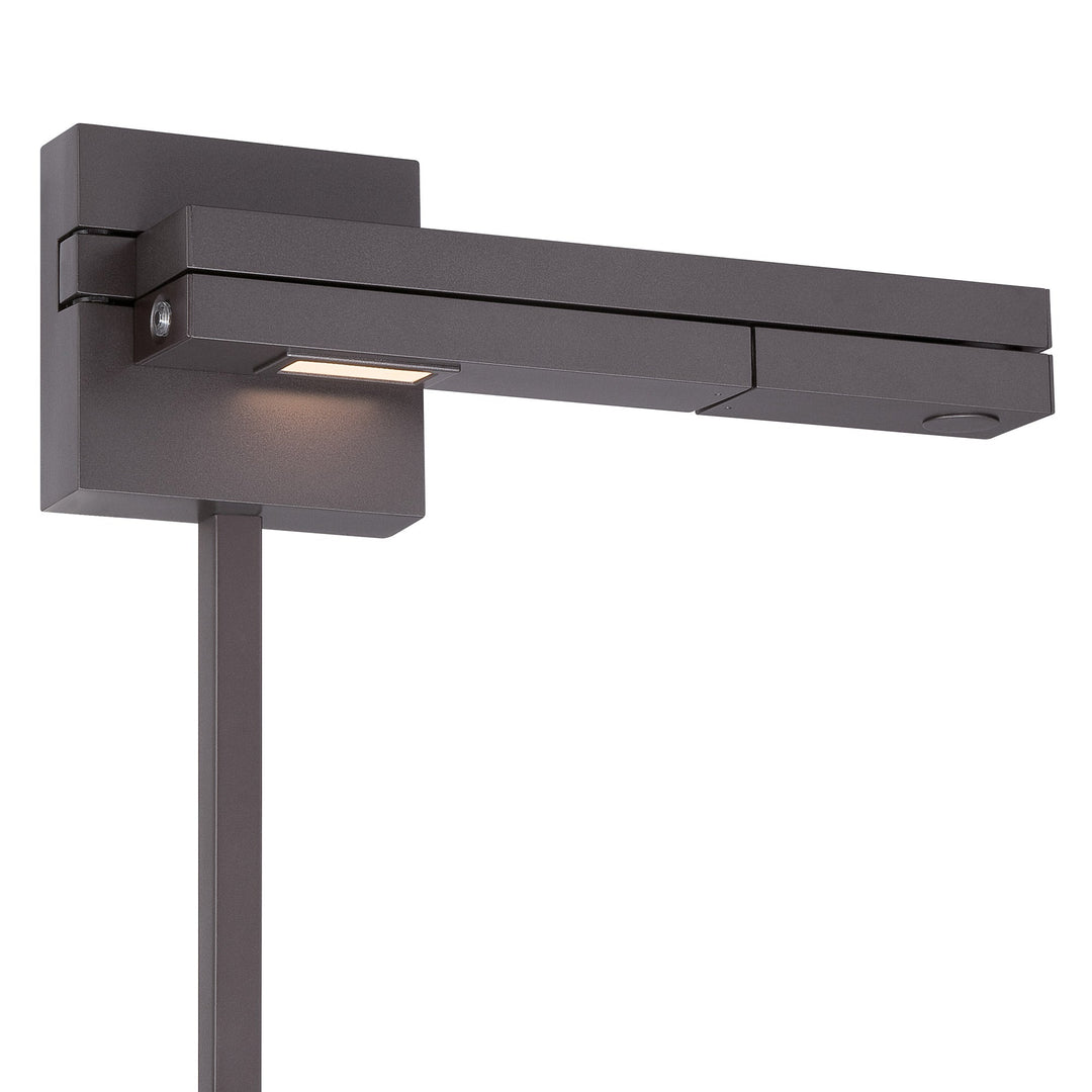 ##Antique Hardware## Flip LED Swing Arm Wall Light