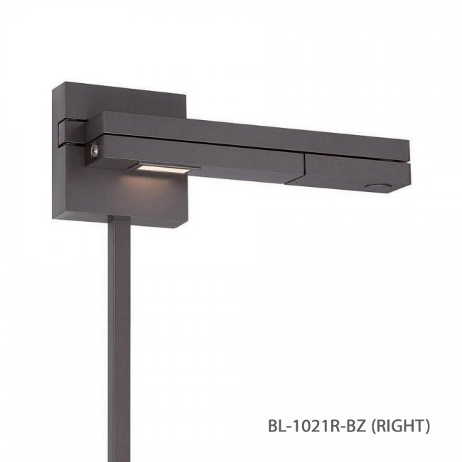 ##Antique Hardware## Flip LED Swing Arm Wall Light