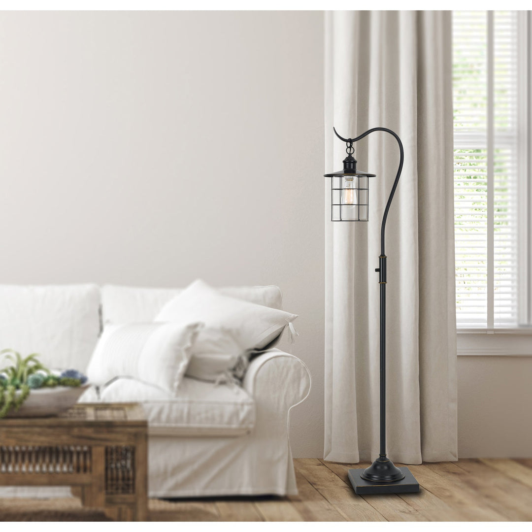 ##Antique Hardware## 60W SILVERTON FLOOR LAMP (EDISON BULB INCLUDED)