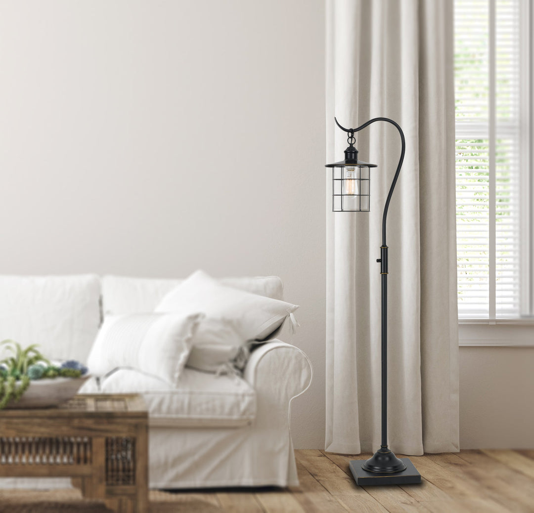 ##Antique Hardware## 60W SILVERTON FLOOR LAMP (EDISON BULB INCLUDED)