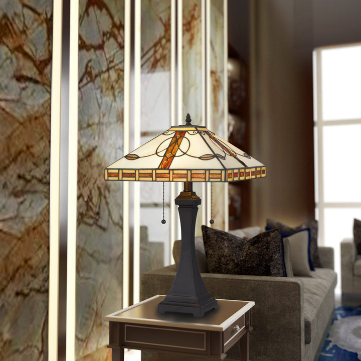 ##Antique Hardware## TIFFANY TABLE LAMP