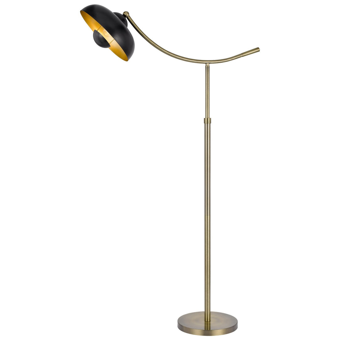 Antique Hardware 100W PLANETOID ADJUSTABLE METAL ARC FLOOR LAMP Floor Lamp