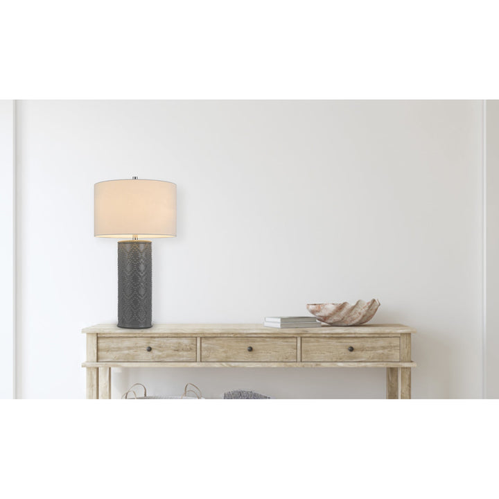 ##Antique Hardware## 150W 3 WAY CASTINE CERAMIC TABLE LAMP. PRICED AND SOLD AS PAIRS