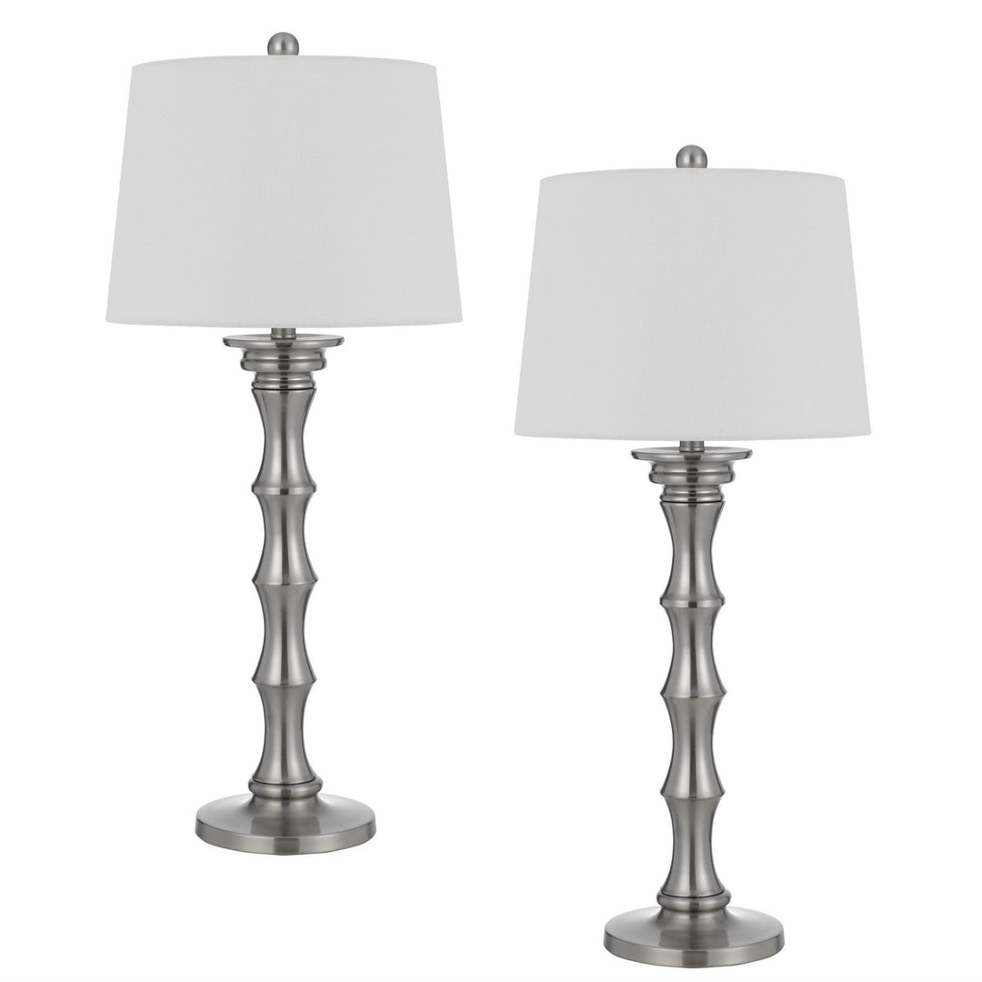 ##Antique Hardware## 150W 3 WAY ROCKLAND METAL TABLE LAMP. PRICED AND SOLD AS PAIRS