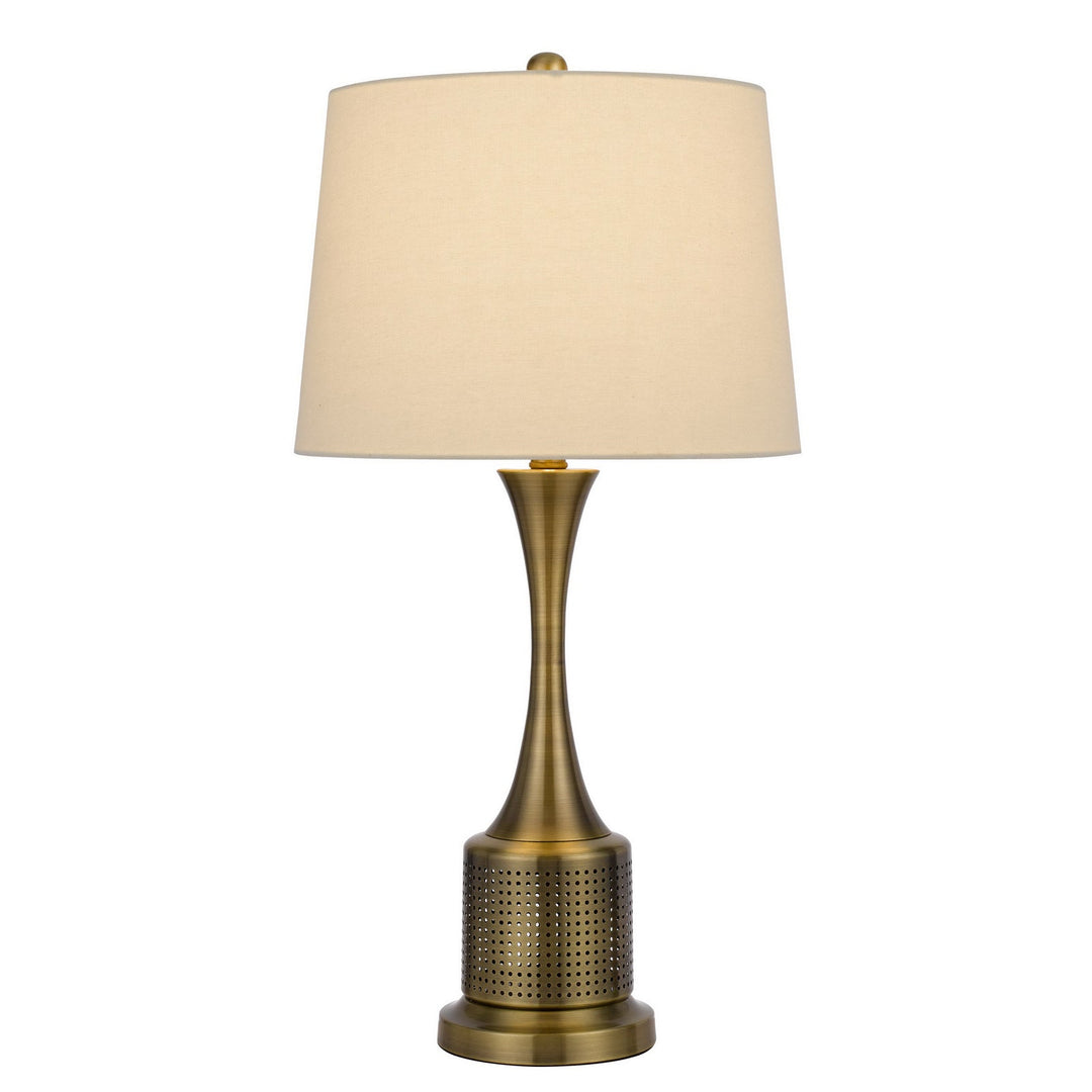 ##Antique Hardware## 100W TOCCOA METAL TABLE LAMP. PRICED AND SOLD AS PAIRS