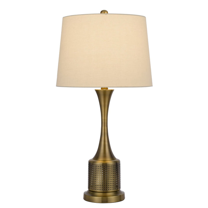 ##Antique Hardware## 100W TOCCOA METAL TABLE LAMP. PRICED AND SOLD AS PAIRS