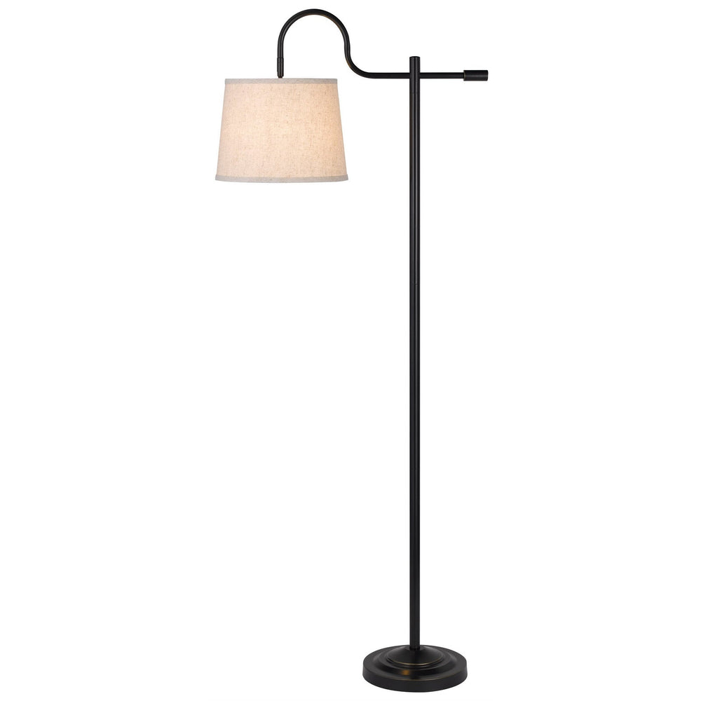 ##Antique Hardware## 60W REXBURG METAL DOWNBRIDGE FLOOR LAMP WITH ADJUSTABLE SHADE