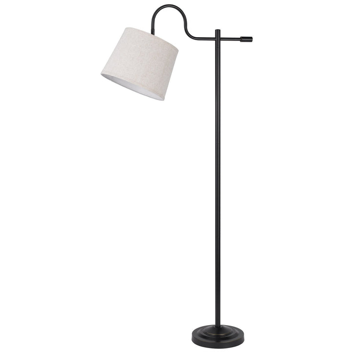 ##Antique Hardware## 60W REXBURG METAL DOWNBRIDGE FLOOR LAMP WITH ADJUSTABLE SHADE