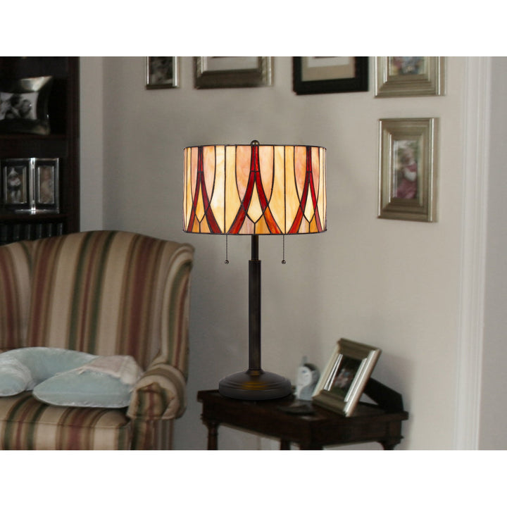 Antique Hardware 60W X 2 TIFFANY TABLE LAMP Table Lamp