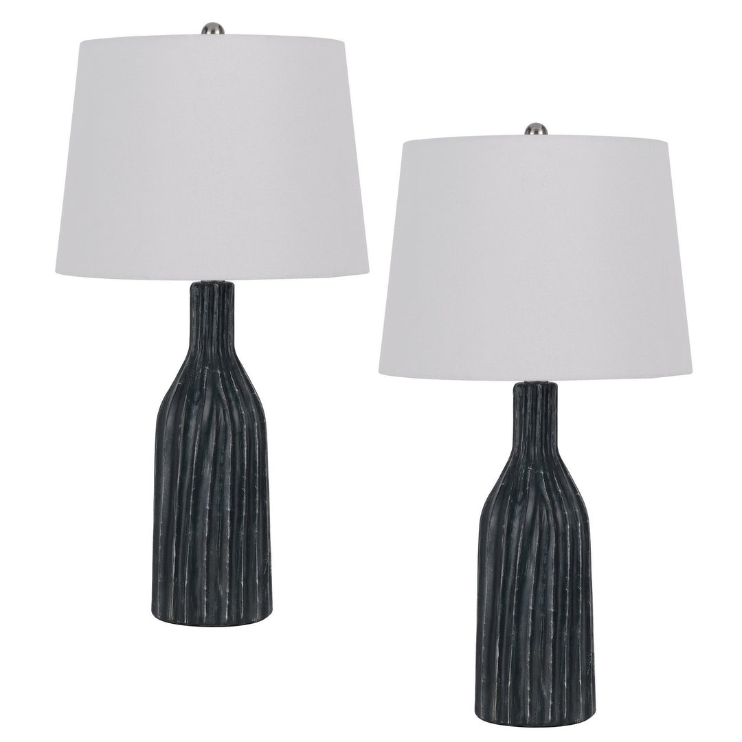 ##Antique Hardware## 100W IRVINGTON CERAMIC TABLE LAMP. PRICED AND SOLD AS PAIRS