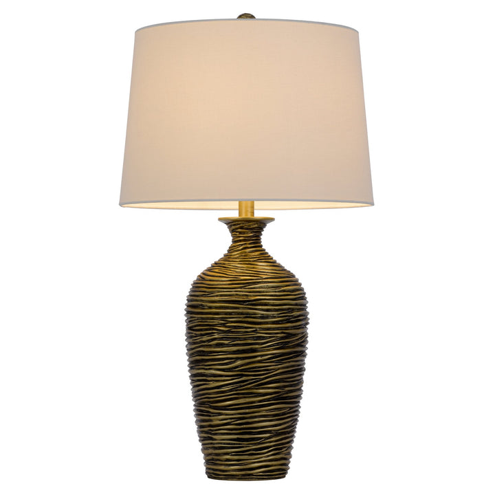 Antique Hardware 100W ASHLAND METAL TABLE LAMP WITH HARDBACK DRUM FABRIC SHADE (SOLD AS PAIRS) Table Lamp