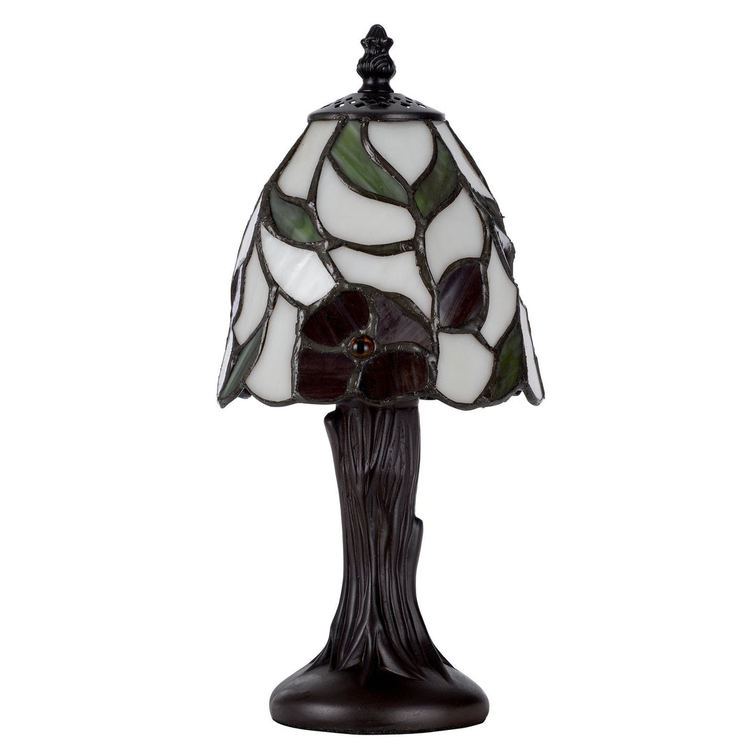 ##Antique Hardware## 40W METAL/RESIN TIFFANY ACCENT LAMP WITH INLINE SWITCH