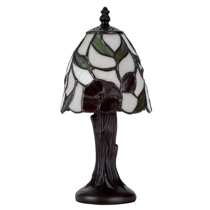 ##Antique Hardware## 40W METAL/RESIN TIFFANY ACCENT LAMP WITH INLINE SWITCH
