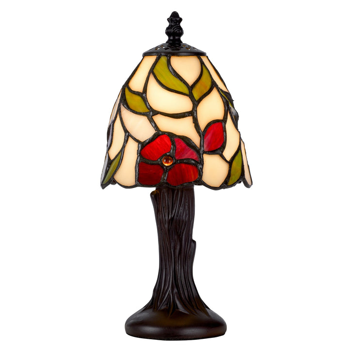 ##Antique Hardware## 40W METAL/RESIN TIFFANY ACCENT LAMP WITH INLINE SWITCH
