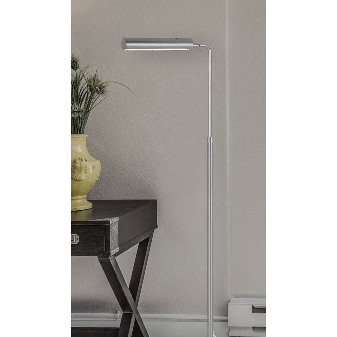 ##Antique Hardware## DELRAY 17W, 3000K NON DIMMABLE INTEGRATED LED METAL FLOOR LAMP WITH ADJUSTABLE HEIGHT