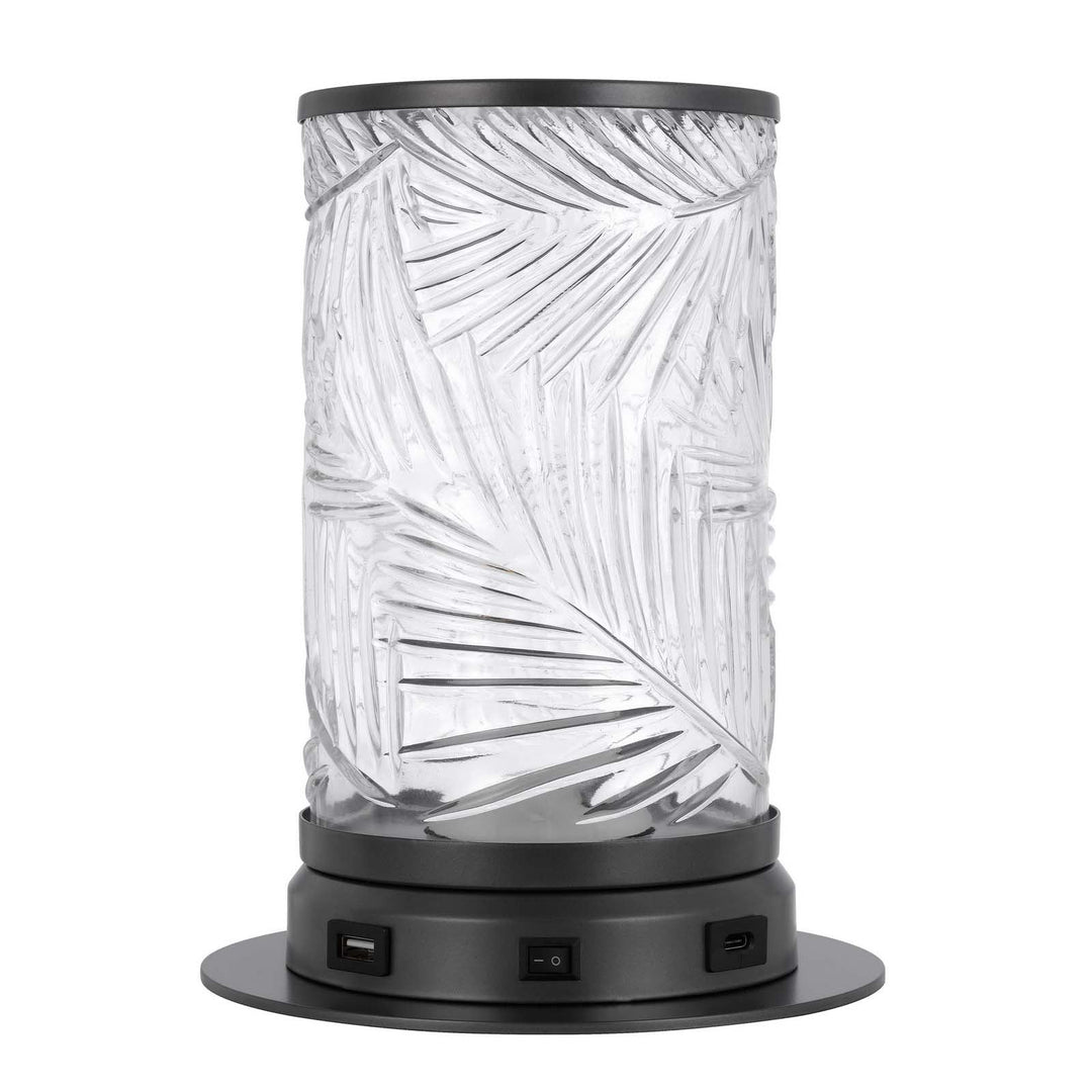 ##Antique Hardware## 2W CARRINGTON INTEGRATED LED ACCENT LAMP WITH GLASS SHADE