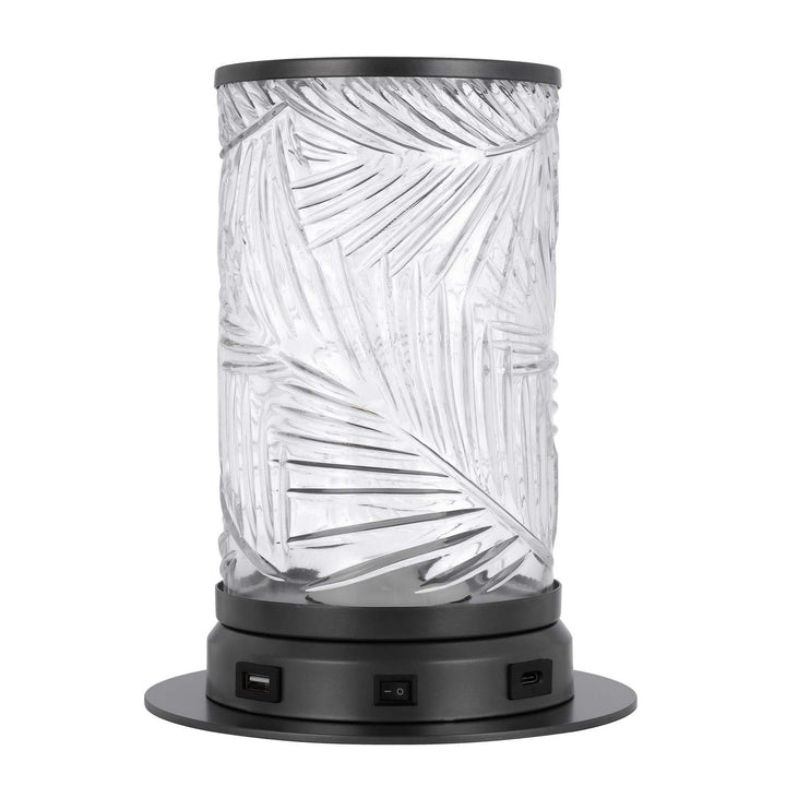 ##Antique Hardware## 2W CARRINGTON INTEGRATED LED ACCENT LAMP WITH GLASS SHADE
