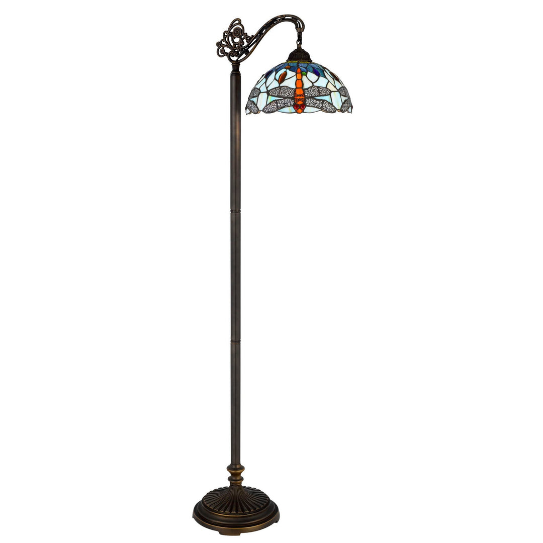 ##Antique Hardware## 60W COLEBRIDGE DOWNBRIDGE TIFFANY FLOOR LAMP