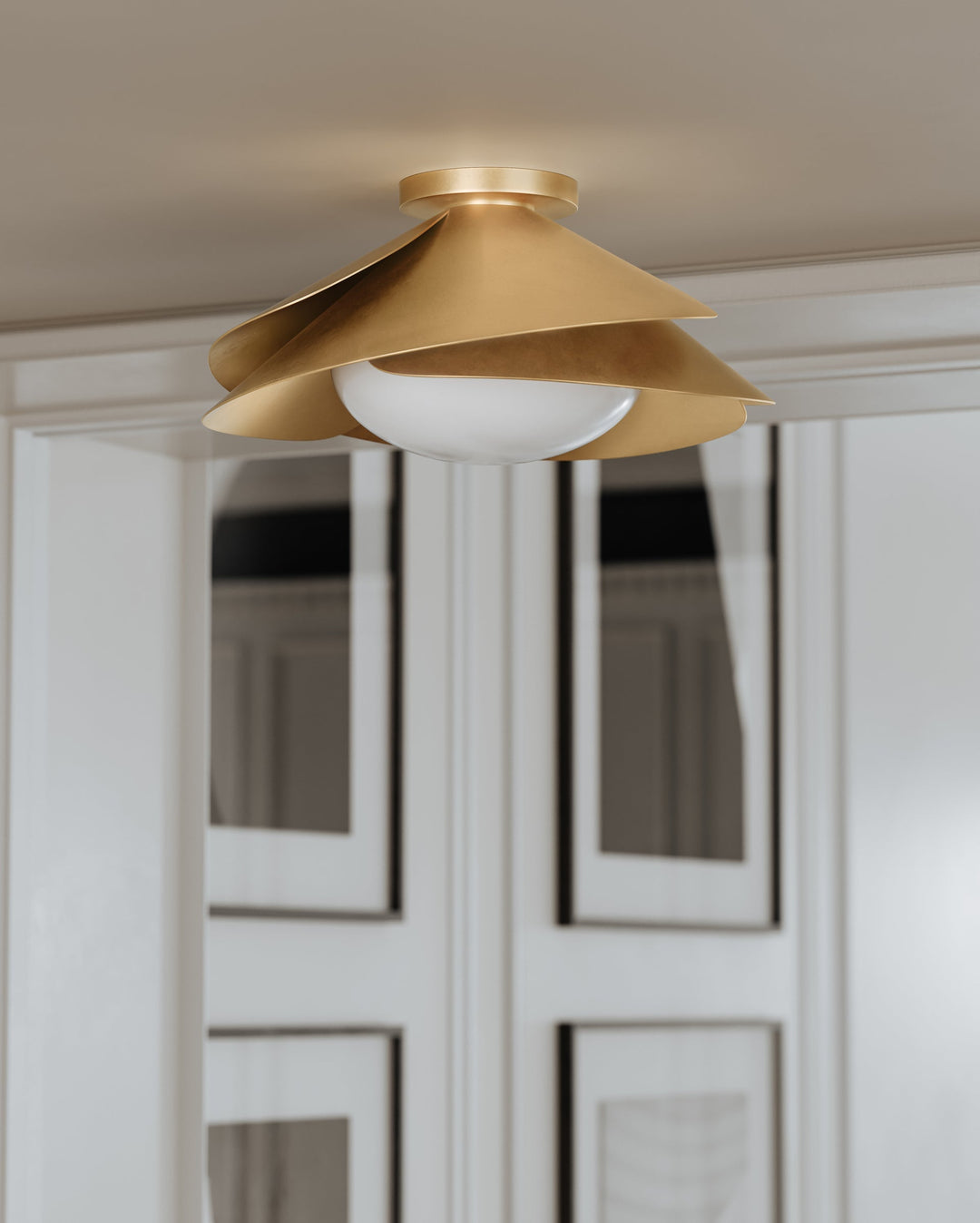 ##Antique Hardware## Brookhaven Flush Mount