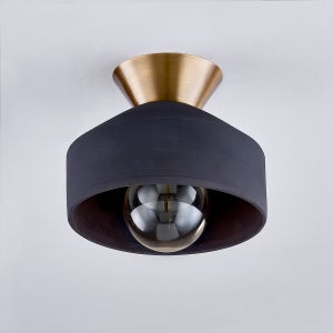 ##Antique Hardware## Covina Flush Mount