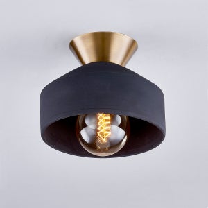 ##Antique Hardware## Covina Flush Mount