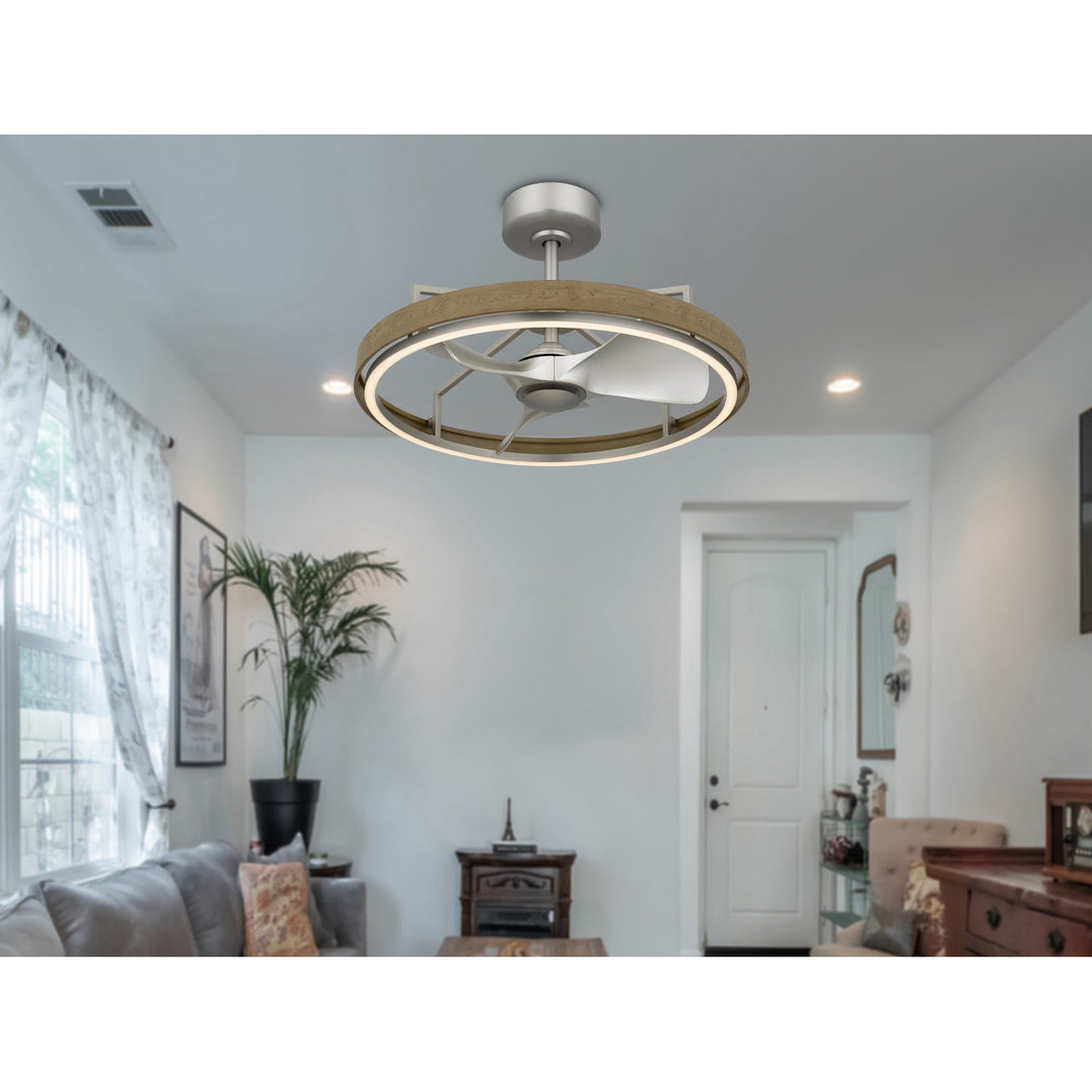 ##Antique Hardware## Ultra Quiet 6 Speed Dimmable Arroyo Ceiling Fan