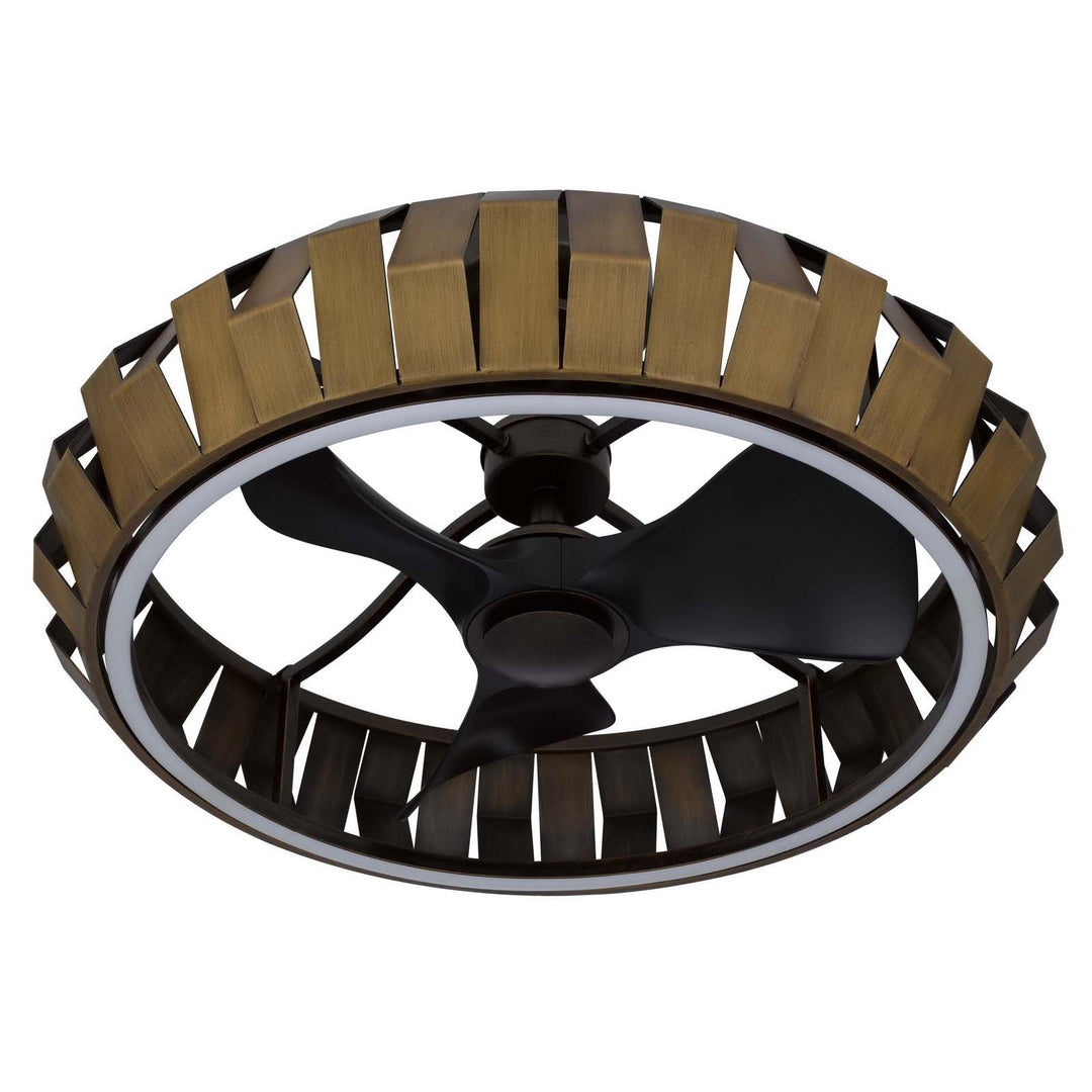 ##Antique Hardware## Ultra Quiet 6 Speed Dimmable Arroyo Ceiling Fan