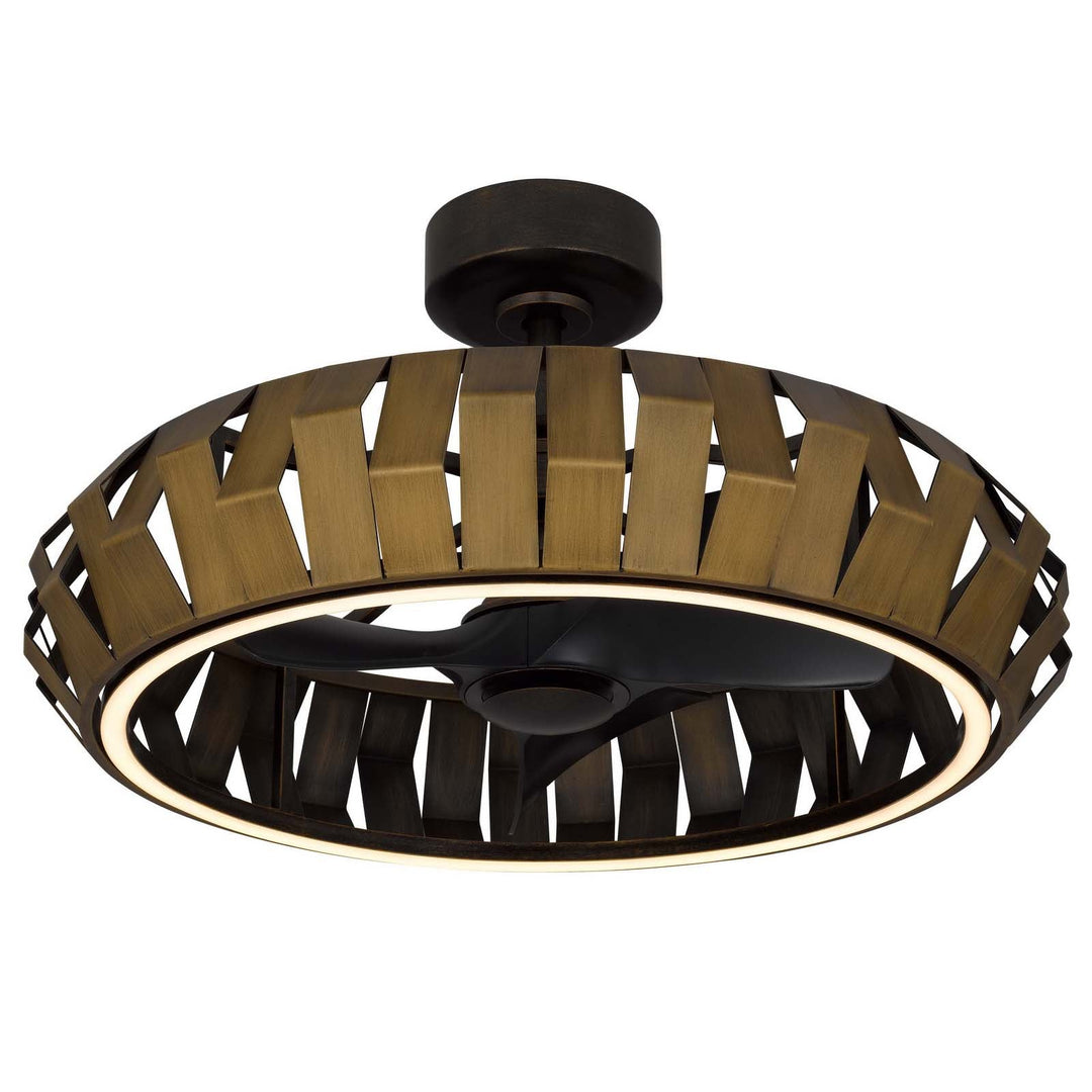 ##Antique Hardware## Ultra Quiet 6 Speed Dimmable Arroyo Ceiling Fan