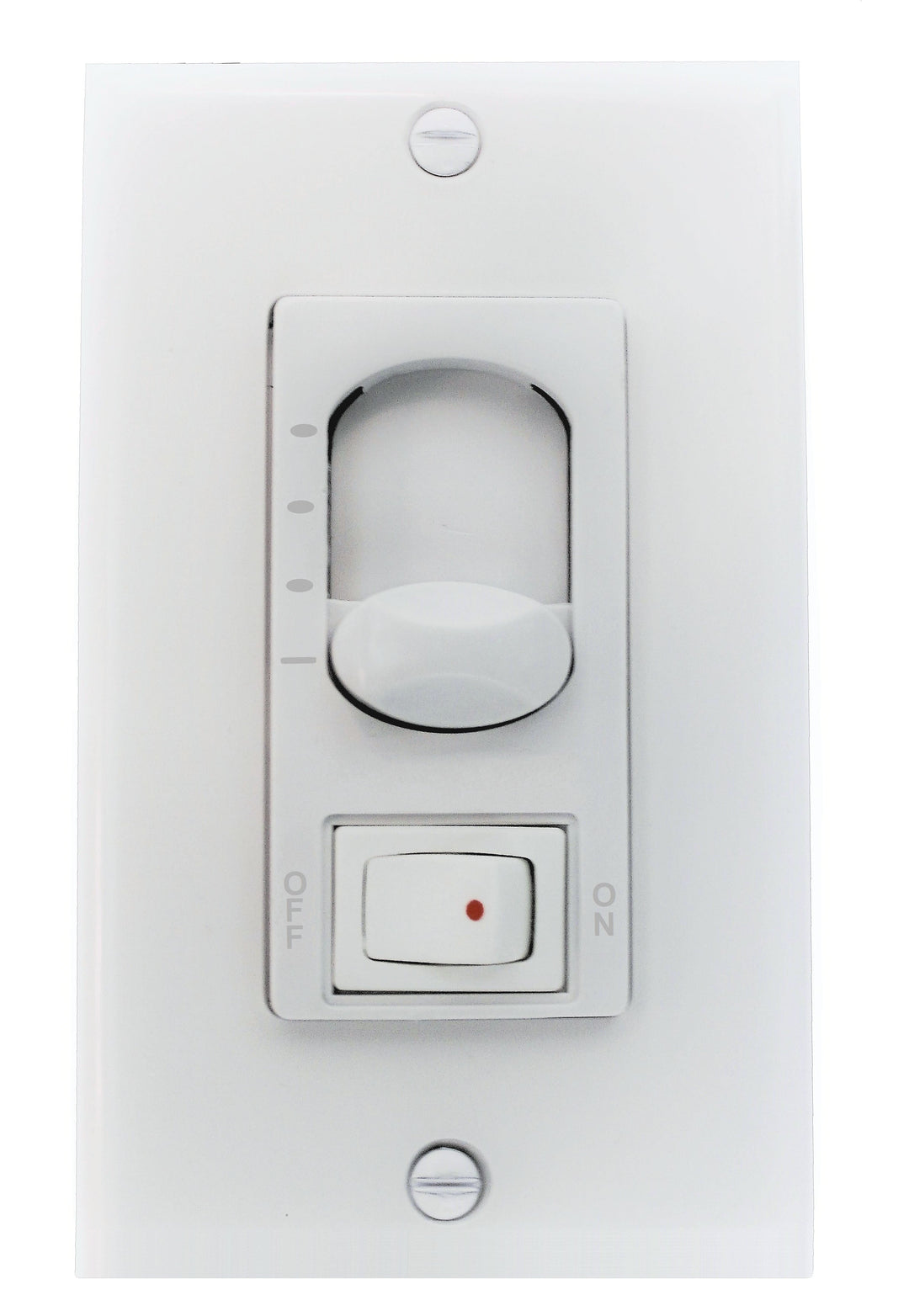 ##Antique Hardware## 3 Speed Fan/ On-Off Light Control - White