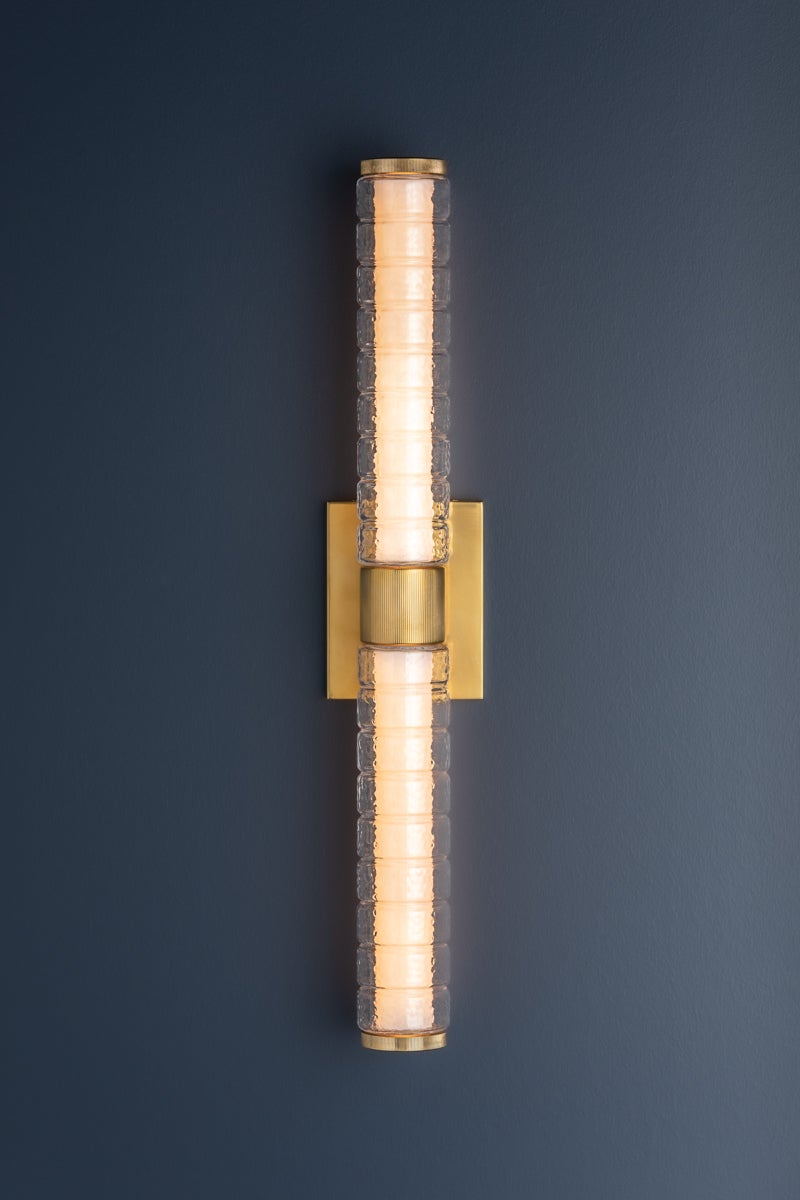 ##Antique Hardware## CASTOR BATH SCONCE