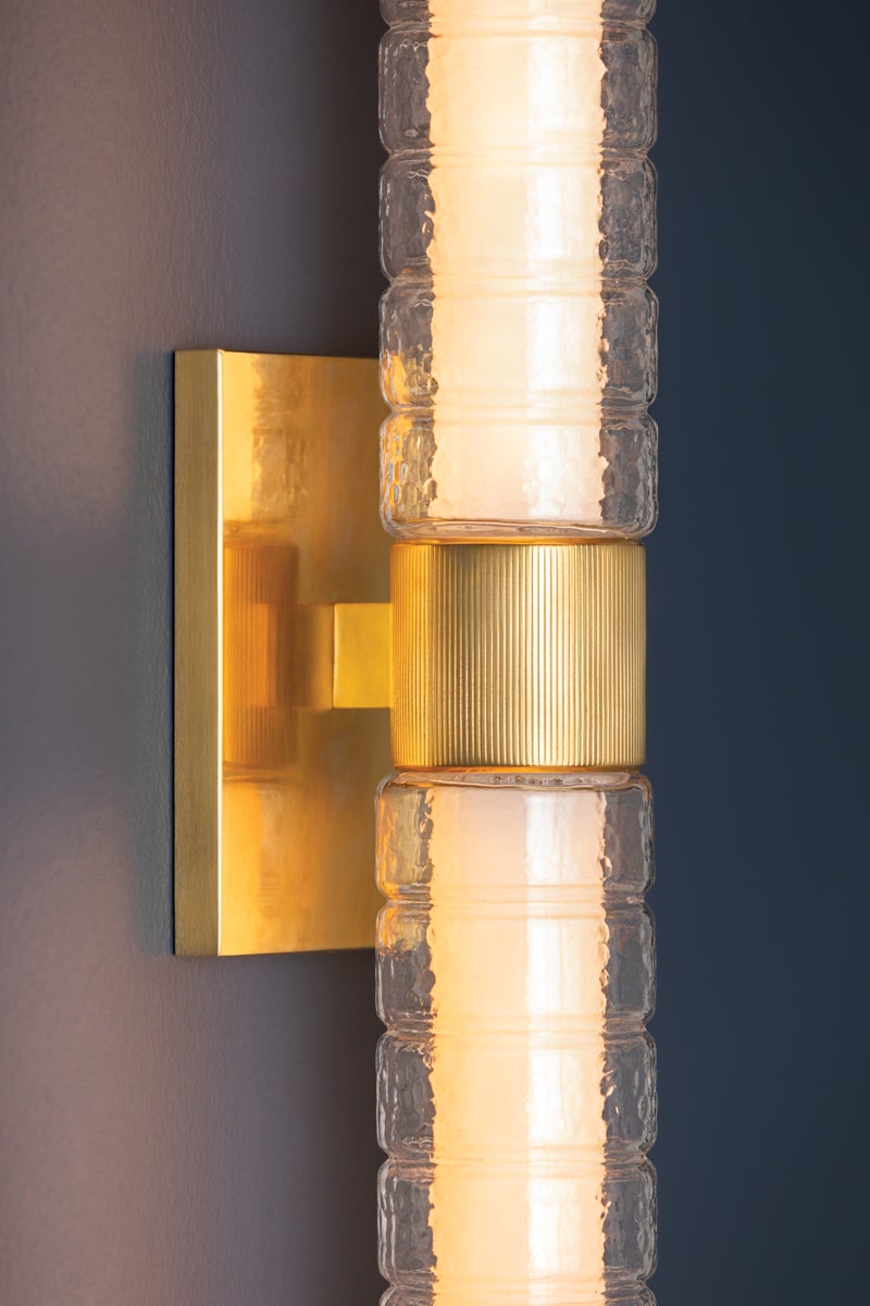 ##Antique Hardware## CASTOR BATH SCONCE