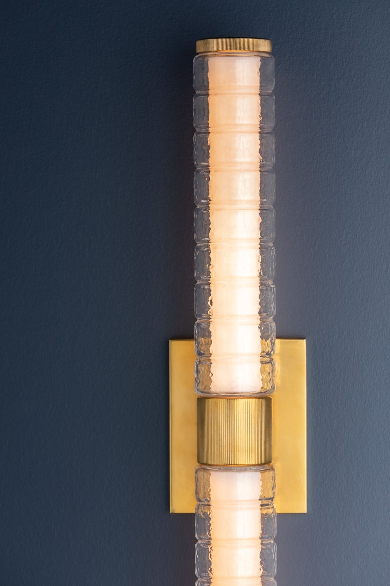 ##Antique Hardware## CASTOR BATH SCONCE