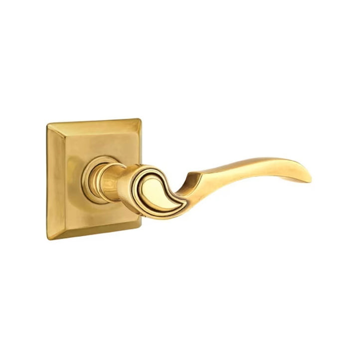 Emtek Solid Brass Coventry Lever With Quincy Rosette (Several Finishes Available)