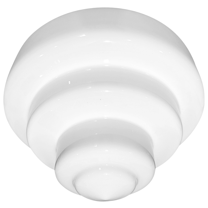 Antique Hardware 15 1/2 Inch Manhattan Skyscraper Nouveau Style Semi-Flush Mount Light (Satin Nickel Finish) 