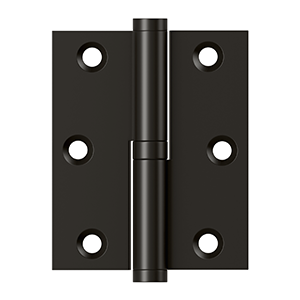 3 Inch x 2 1/2 Inch Solid Brass Lift-Off Hinge (Several Finishes Available)