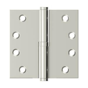 4 Inch x 4 Inch Solid Brass Lift-Off Hinge (Several Finishes Available)