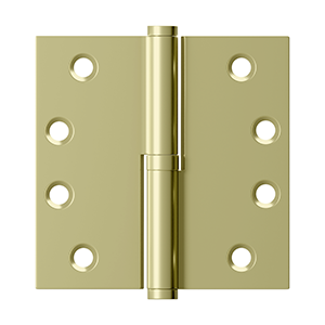 4 Inch x 4 Inch Solid Brass Lift-Off Hinge (Several Finishes Available)