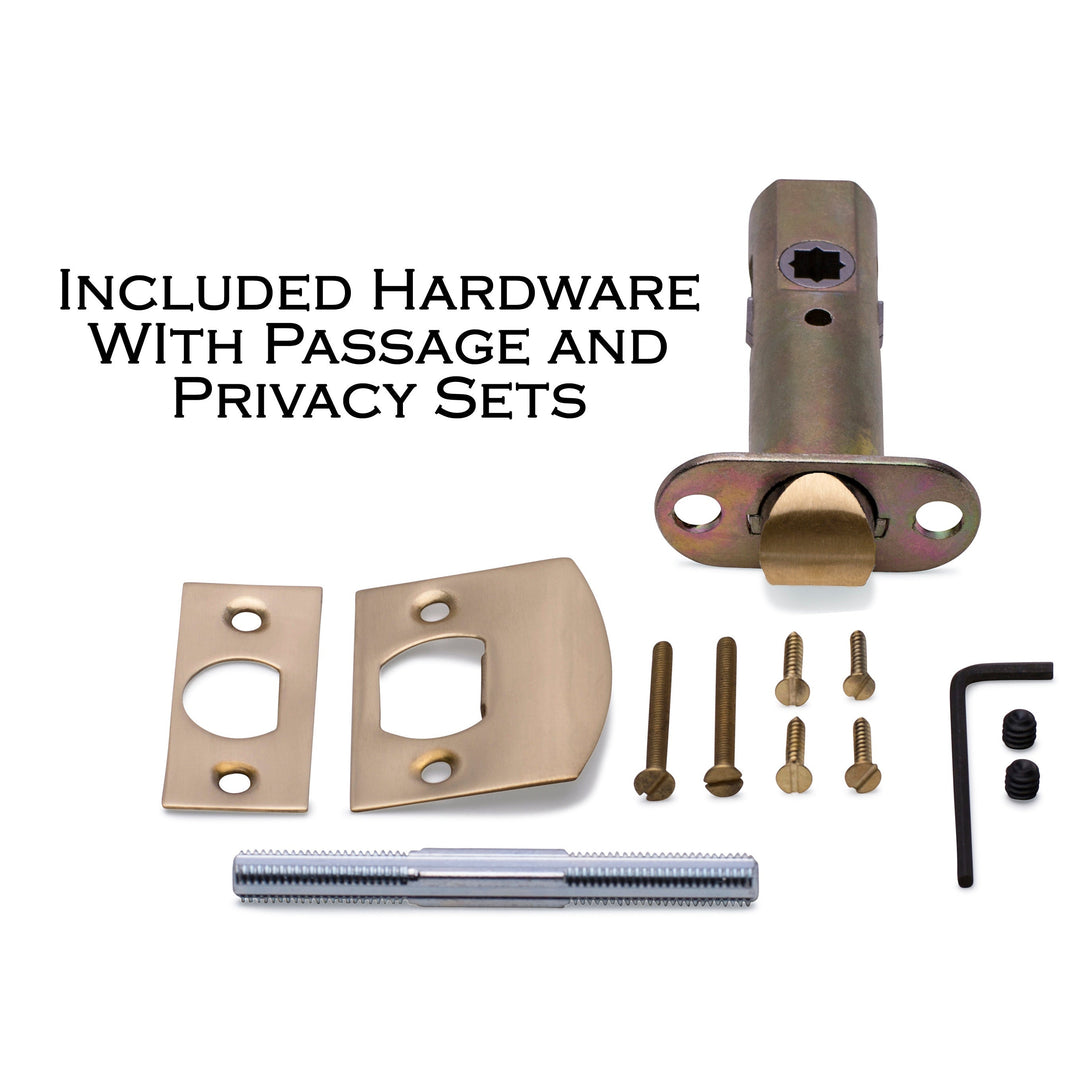 ##Antique Hardware## Crystal Octagon Door Knob Set with Solid Brass Eastlake Rosettes (Several Finishes Available)