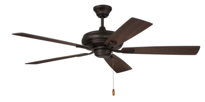 ##Antique Hardware## 52" Eos in Brushed Polished Nickel w/ Driftwood/Walnut Blades