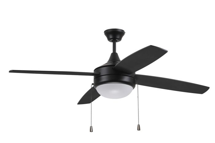 ##Antique Hardware## 52" Phaze Energy Star 4 in Flat Black w/ Flat Black/Greywood Blades