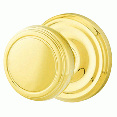 ##Antique Hardware## Solid Brass Norwich Door Knob Set With Regular Rosette (Several Finish Options)