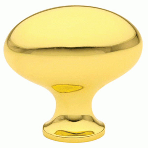 ##Antique Hardware## 1 1/4 Inch Emtek Solid Brass Egg Cabinet and Furniture Knob