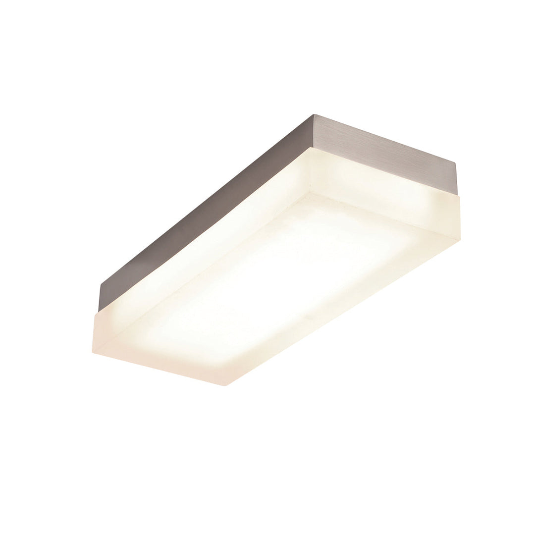 ##Antique Hardware## Dice LED Rectangular Flush Mount